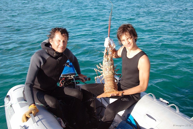 90- Romain et sa langouste porcelaine de 5kg.JPG